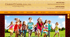 Desktop Screenshot of canepaortho.com
